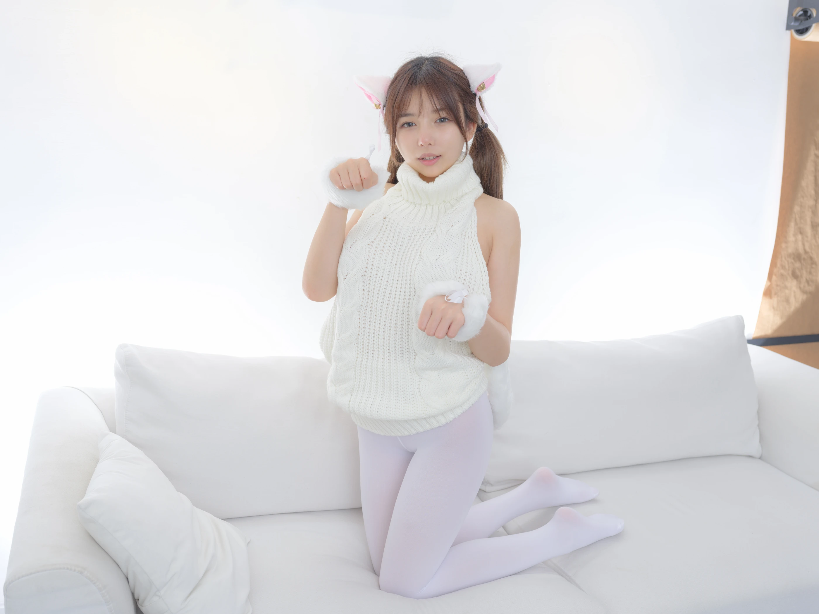 森萝财团 晴涩005 乃晴 水岛空 白丝 80D [109P 1V]插图1